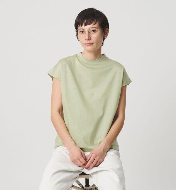 BEAUTY&YOUTH UNITED ARROWS「クルーネック フレンチスリーブ カットソー」|Tシャツ・カットソー|