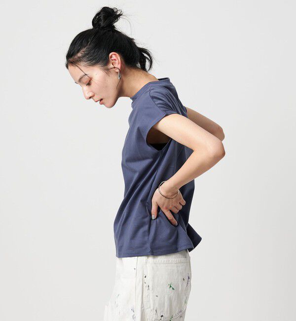 BEAUTY&YOUTH UNITED ARROWS「クルーネック フレンチスリーブ カットソー」|Tシャツ・カットソー|