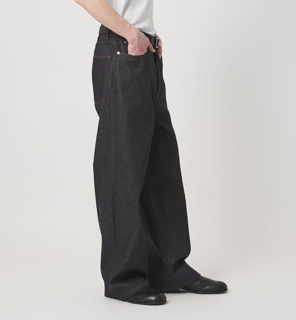 MONKEY TIME「リジッド デニム バギー パンツ」|チノ|