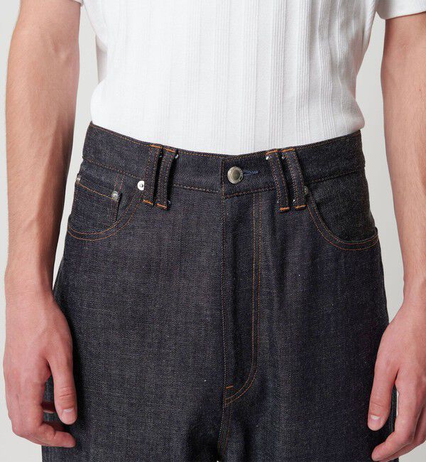 MONKEY TIME「リジッド デニム バギー パンツ」|チノ|