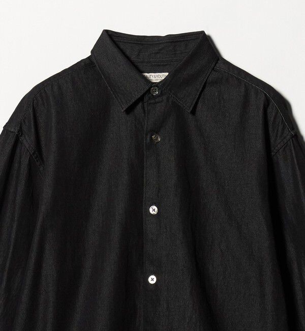 BEAUTY&YOUTH UNITED ARROWS「7.5oz サテンデニム レギュラー グランデ シャツ GRANDE型」|シャツ・ブラウス|
