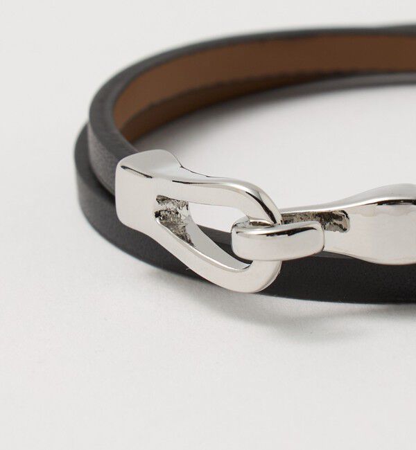 BEAUTY&YOUTH UNITED ARROWS「メタル&times;レザーベルト ブレスレット」|ブレスレット・バングル|