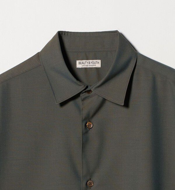 BEAUTY&YOUTH UNITED ARROWS「尾州 TW レギュラー ショートスリーブ シャツ GRANDE TAPERD型 ウォッシャブル MADE IN JAPAN」|シャツ・ブラウス|