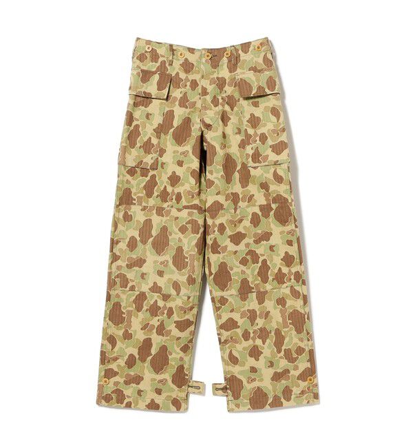 BEAMSBOY「【別注】BUZZ RICKSON'S / ヘリンボーン カモ パンツ」|チノ|