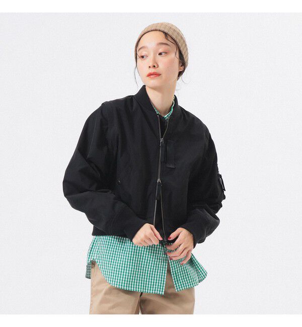 BEAMSBOY「デタッチ スリーブ ミリタリー ブルゾン」|ブルゾン・スタジャン|