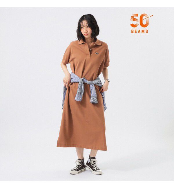 BEAMSBOY「【別注】LACOSTE / ポロ ワンピース」|ワンピース|LFA_PECAN