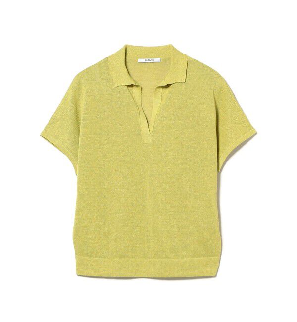 Demi-Luxe BEAMS 「SLOANE / 10ゲージ スキッパー ハーフスリーブ ニット」|ニット・セーター|