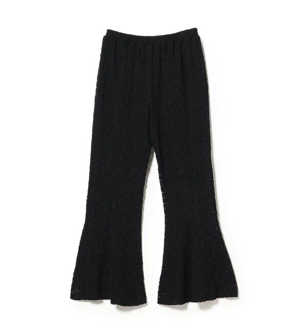 Ray BEAMS 「レース シアー フレア パンツ」|チノ|