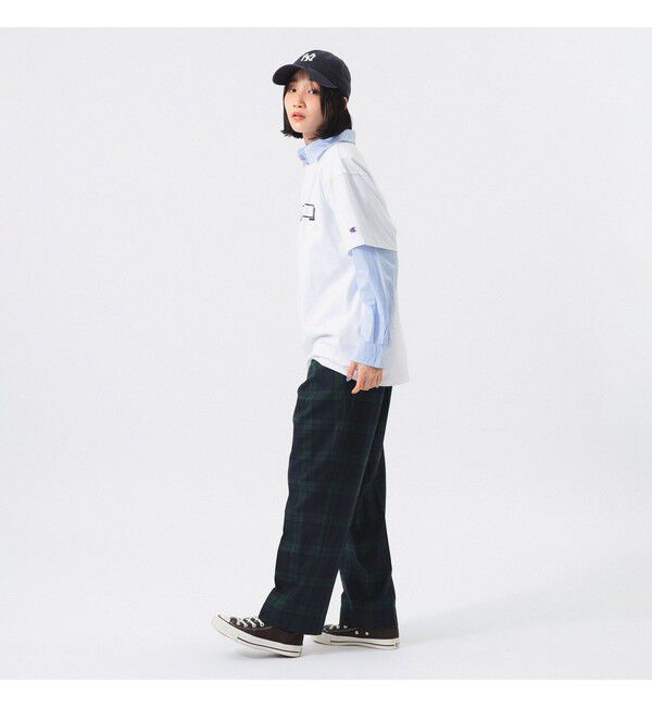 BEAMSBOY「ティーダブ シンチバック スラックス」|スラックス|