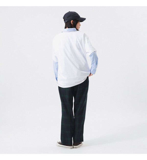 BEAMSBOY「ティーダブ シンチバック スラックス」|スラックス|