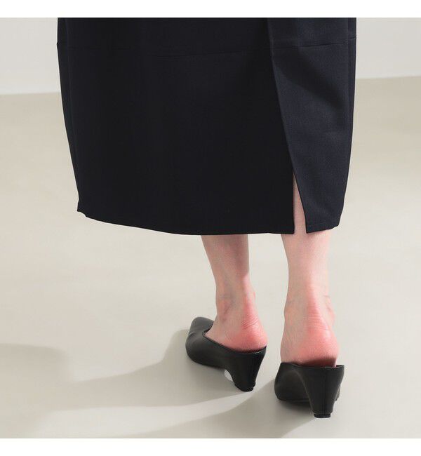 Demi-Luxe BEAMS 「ベルテッド コクーン スカート」|スカート|