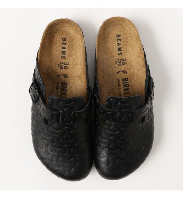 BEAMSBOY「【別注】BIRKENSTOCK / BOSTON &ldquo;BONE PATTERN&rdquo; Smooth BLACK」|サンダル|