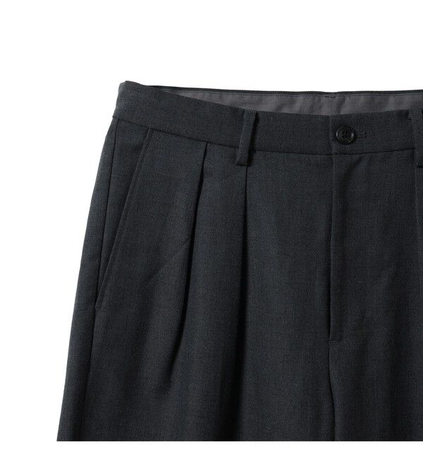 BEAMS「【ワイドストレートフィット】ショート スラックス」|その他|