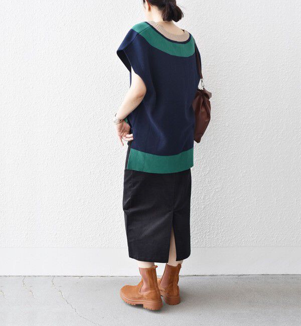 SHIPS for women「*〈手洗い可能〉ストレッチ コーデュロイ イージー ナロー スカート ◇」|タイト|