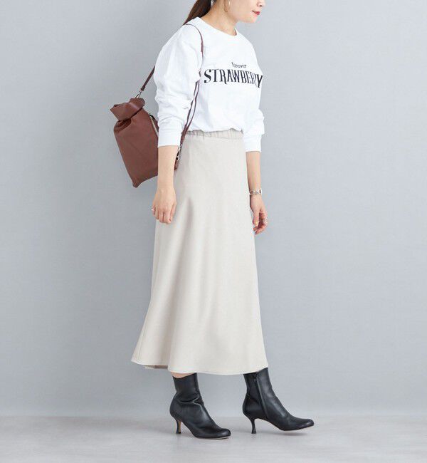 SHIPS for women「〈手洗い可能〉フィブリルサテン マーメイド スカート◇」|スカート|