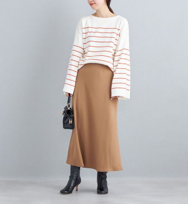 SHIPS for women「〈手洗い可能〉フィブリルサテン マーメイド スカート◇」|スカート|