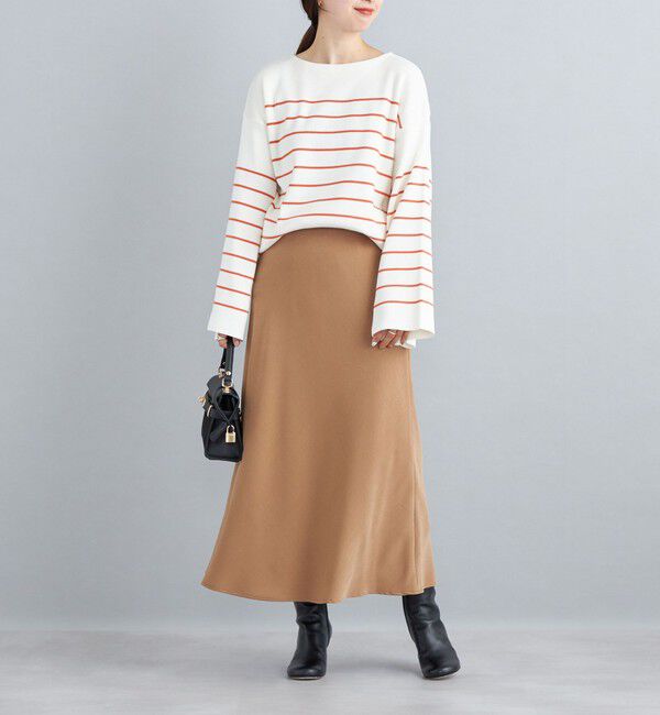 SHIPS for women「〈手洗い可能〉フィブリルサテン マーメイド スカート◇」|スカート|