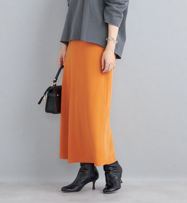 SHIPS for women「〈手洗い可能〉フィブリルサテン マーメイド スカート◇」|スカート|