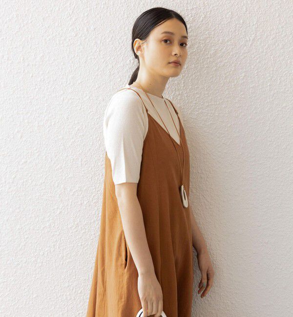 SHIPS for women「〈手洗い可能〉ドライテレコ ボートネック 5分袖 カットソー」|Tシャツ・カットソー|