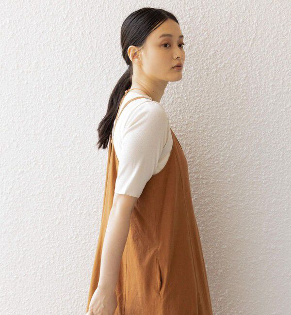 SHIPS for women「〈手洗い可能〉ドライテレコ ボートネック 5分袖 カットソー」|Tシャツ・カットソー|