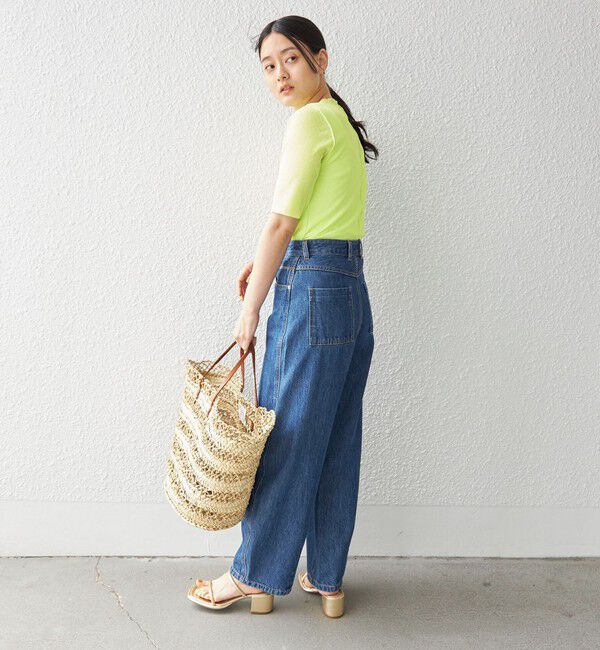 SHIPS for women「〈手洗い可能〉ドライテレコ ボートネック 5分袖 カットソー」|Tシャツ・カットソー|