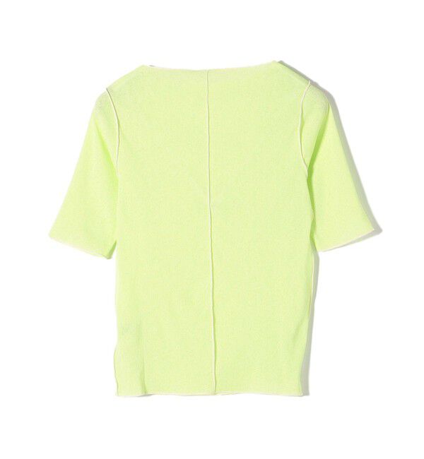 SHIPS for women「〈手洗い可能〉ドライテレコ ボートネック 5分袖 カットソー」|Tシャツ・カットソー|