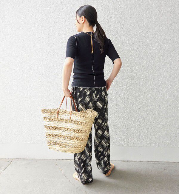 SHIPS for women「〈手洗い可能〉ドライテレコ ボートネック 5分袖 カットソー」|Tシャツ・カットソー|