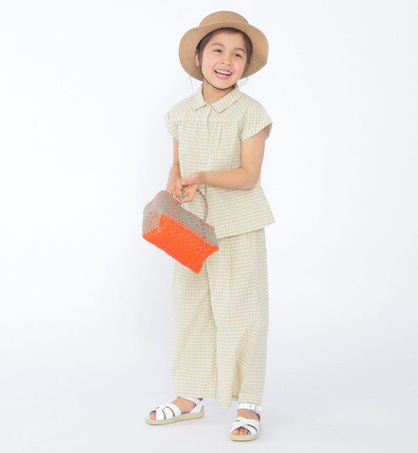 SHIPS KIDS「SHIPS KIDS:100～130cm / ワイド ロング パンツ」|その他|