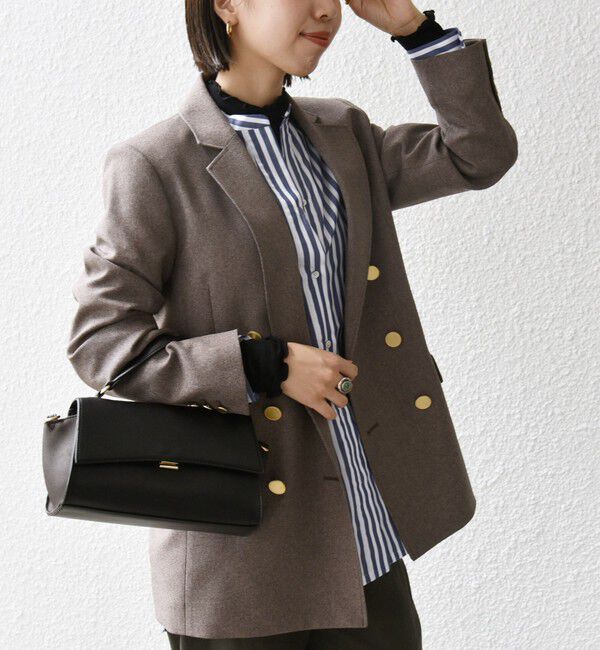 SHIPS any「SHIPS any:〈洗濯機可能〉アイビー ブレザー ダブル ジャケット」|テーラードジャケット|