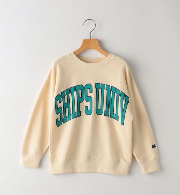 SHIPS KIDS「【SHIPS KIDS別注】RUSSELL ATHLETIC:80～90cm / スウェット」|スウェット・ジャージ|アイボリー