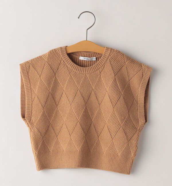 SHIPS KIDS「SHIPS KIDS:100～140cm /〈手洗い可能〉ジャカード ベスト」|ベスト・ジレ|