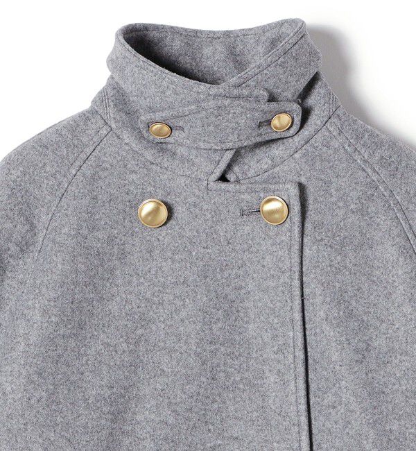 SHIPS for women「【WEB限定】〈手洗い可能〉ウール ライク ジャージー メルトン 2WAY Pコート」|ピーコート|