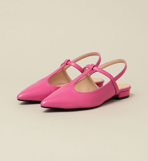 quaranciel「quaranciel: Tストラップ ポインテッド パンプス」|パンプス|