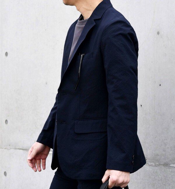 SHIPS any「SHIPS any: 〈撥水・軽量・ストレッチ〉SOLOTEX(R) シアサッカー  セットアップ スーツ◇」|スーツ|