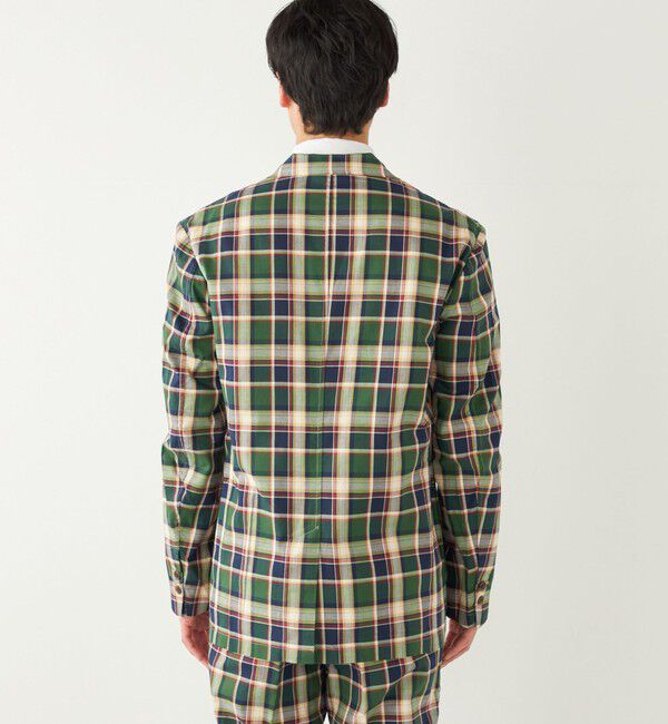 SHIPS Colors 「BARRY BRICKEN:チェック ジャケット(セットアップ対応可能)」|テーラードジャケット|