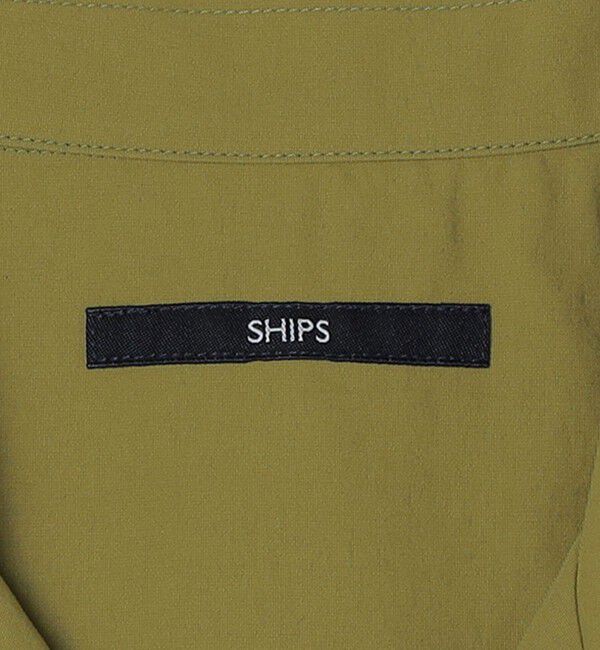 SHIPS「SHIPS: ナイロン ステッチ オープンカラー シャツ」|シャツ・ブラウス|