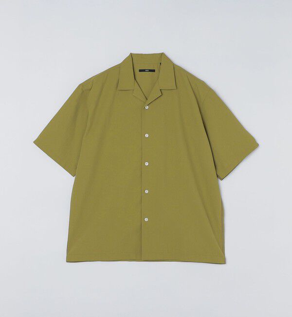 SHIPS「SHIPS: ナイロン ステッチ オープンカラー シャツ」|シャツ・ブラウス|