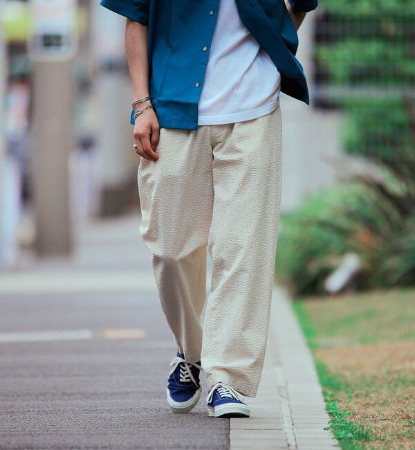 SHIPS「SHIPS: コットン シアサッカー イージーパンツ」|その他|