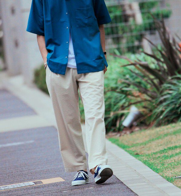 SHIPS「SHIPS: コットン シアサッカー イージーパンツ」|その他|