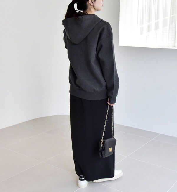 quaranciel「quaranciel:〈洗濯機可能〉ポンチ ダブルジップ スウェット パーカー」|パーカー|