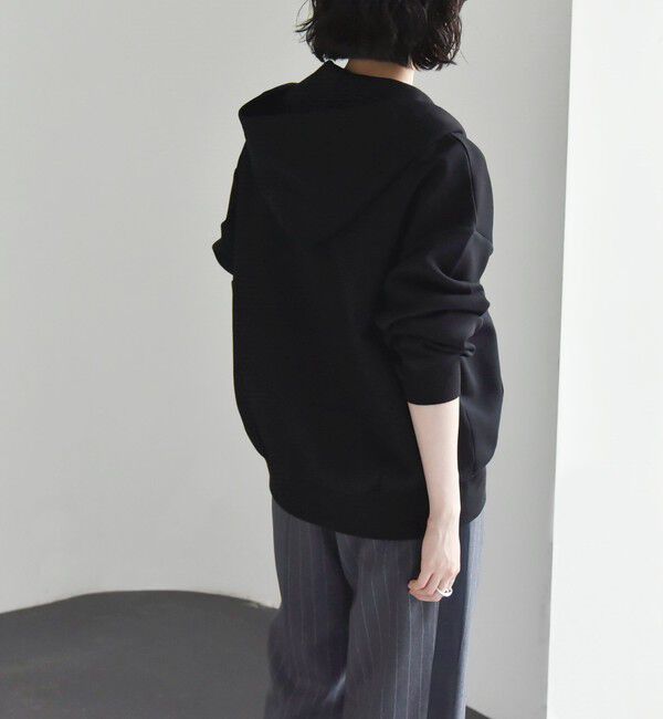 quaranciel「quaranciel:〈洗濯機可能〉ポンチ ダブルジップ スウェット パーカー」|パーカー|