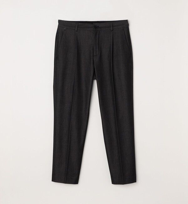 SHIPS any「SHIPS any: 〈洗濯機可能〉1タック デニムライク テーパードトラウザーズ パンツ◇」|チノ|