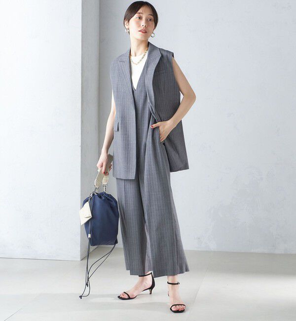 SHIPS for women「ウール混 ボックス テーラード ジレ」|ベスト・ジレ|