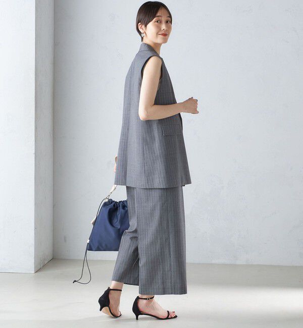 SHIPS for women「ウール混 ボックス テーラード ジレ」|ベスト・ジレ|