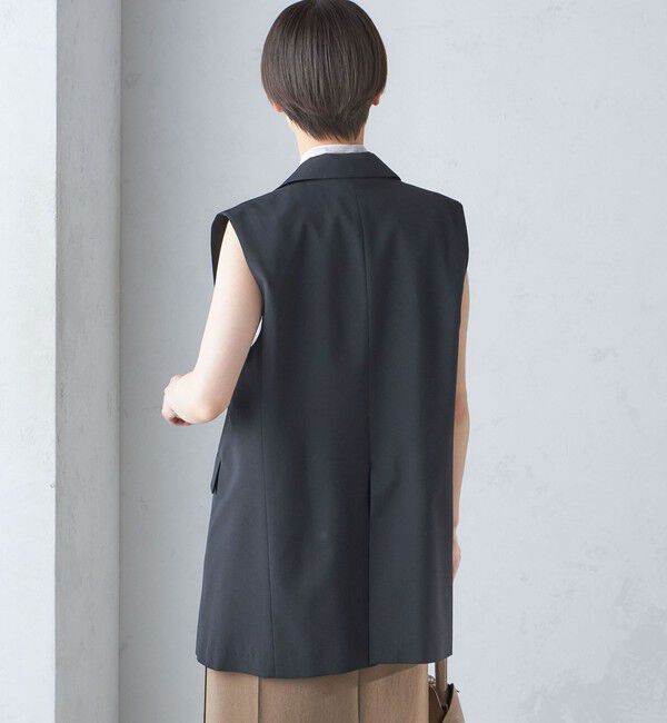 SHIPS for women「ウール混 ボックス テーラード ジレ」|ベスト・ジレ|