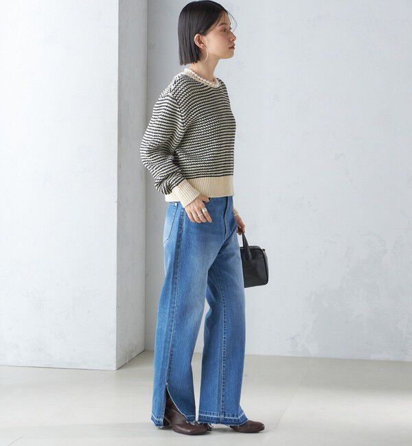 SHIPS for women「〈手洗い可能〉ジャカード プルオーバー」|ニット・セーター|