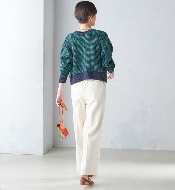 SHIPS for women「〈手洗い可能〉ジャカード プルオーバー」|ニット・セーター|