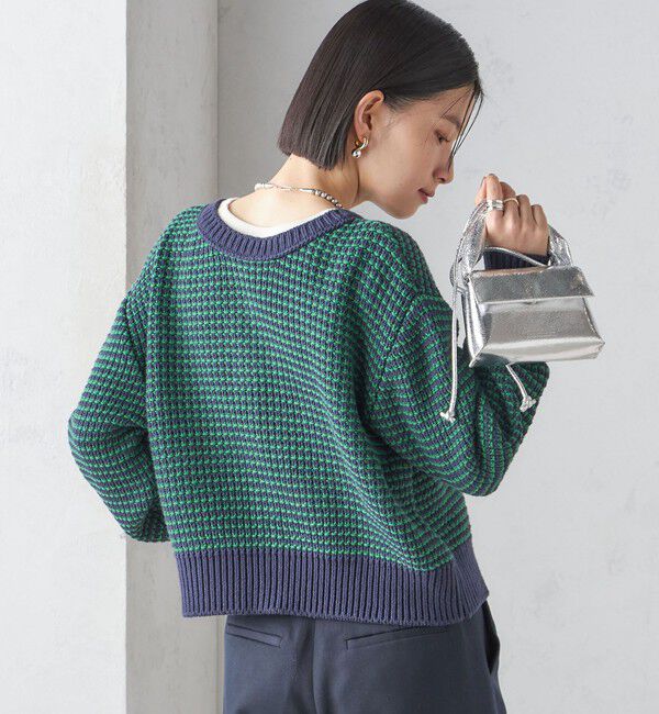 SHIPS for women「〈手洗い可能〉ジャカード プルオーバー」|ニット・セーター|
