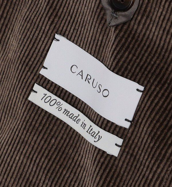 SHIPS「【SHIPS別注】CARUSO: AIDA ワイドラペル コーデュロイ ジャケット」|テーラードジャケット|