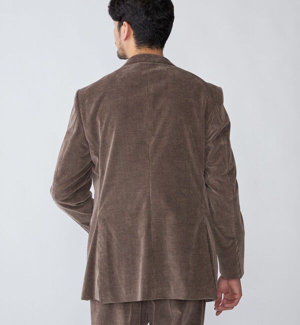 SHIPS「【SHIPS別注】CARUSO: AIDA ワイドラペル コーデュロイ ジャケット」|テーラードジャケット|